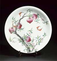 19th century A famille rose dish